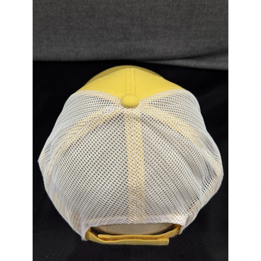Gills N Game Trucker Cap Men's One Size Yellow Cotton Bluefin Tuna Patch Hat